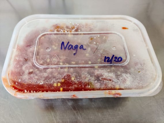 500g Frozen Naga Chillies