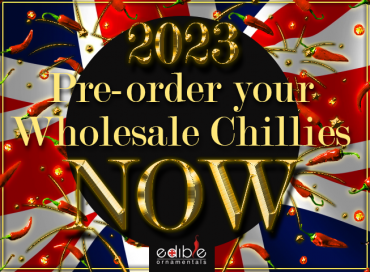 Trade/Wholesale 2023 Pre-order your Wholesale Chillies NOW from Edible Ornamentals, passionate chilli growers.